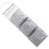2215 algodón Lino impermeable bolsa de almacenamiento colgante multicapa colgante pañal arte puerta después de los residuos almacenamiento bolsa mangas