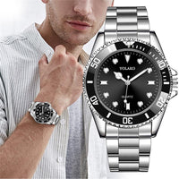 2019 Luxury Men Fashion Military Stainless Steel Sport Quartz Analog Wrist Watch Hot Sales Mens Watches Male masculine relogio