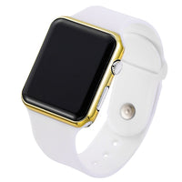 2019 nova rosa casual relógios de pulso feminino relógio led digital esporte masculino relógio de pulso silicone feminino reloj mujer erkek kol saati